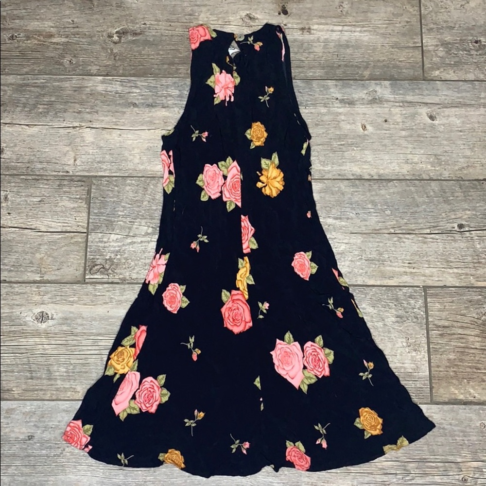 Vintage 1990s Rose Dress - Picture 4 of 7